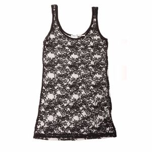 Kimchi Blue Women's Top X-Small Black  floral lace